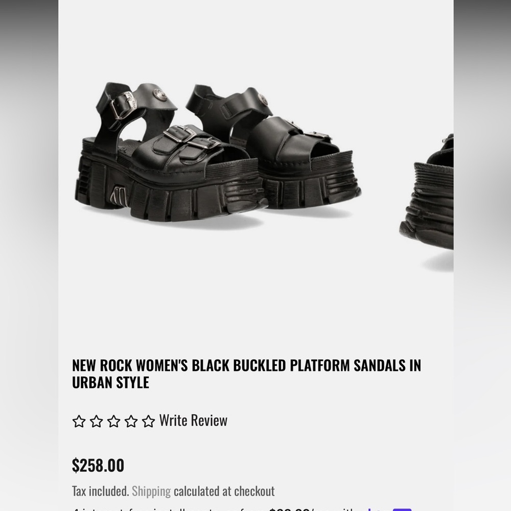 New Rock Sandals